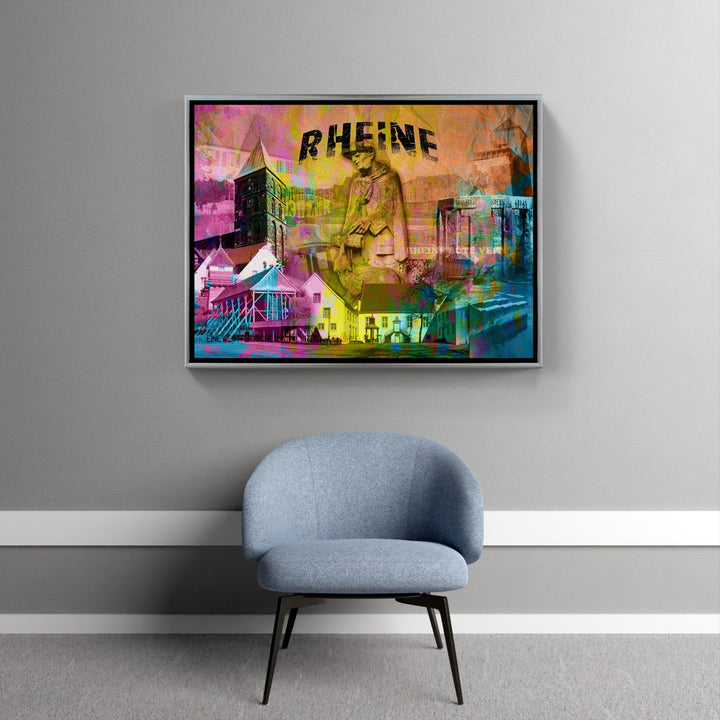 Bote Veit Rheine Collage-Querformat