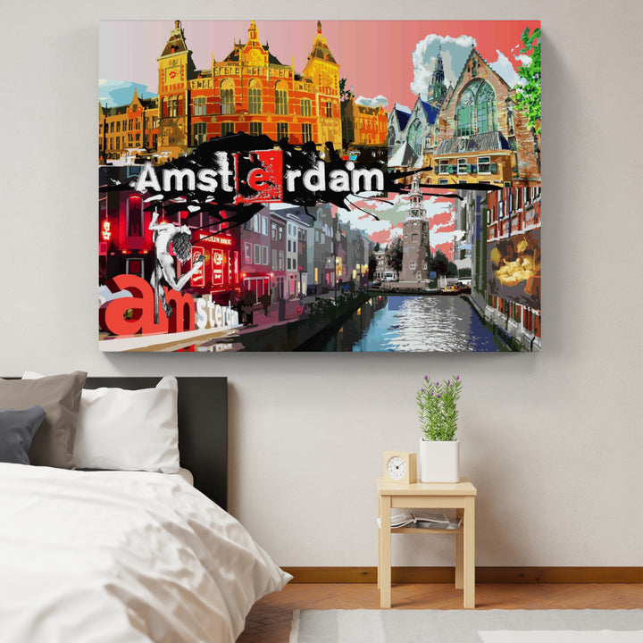 Abstraktes Amsterdam No.1 Collage