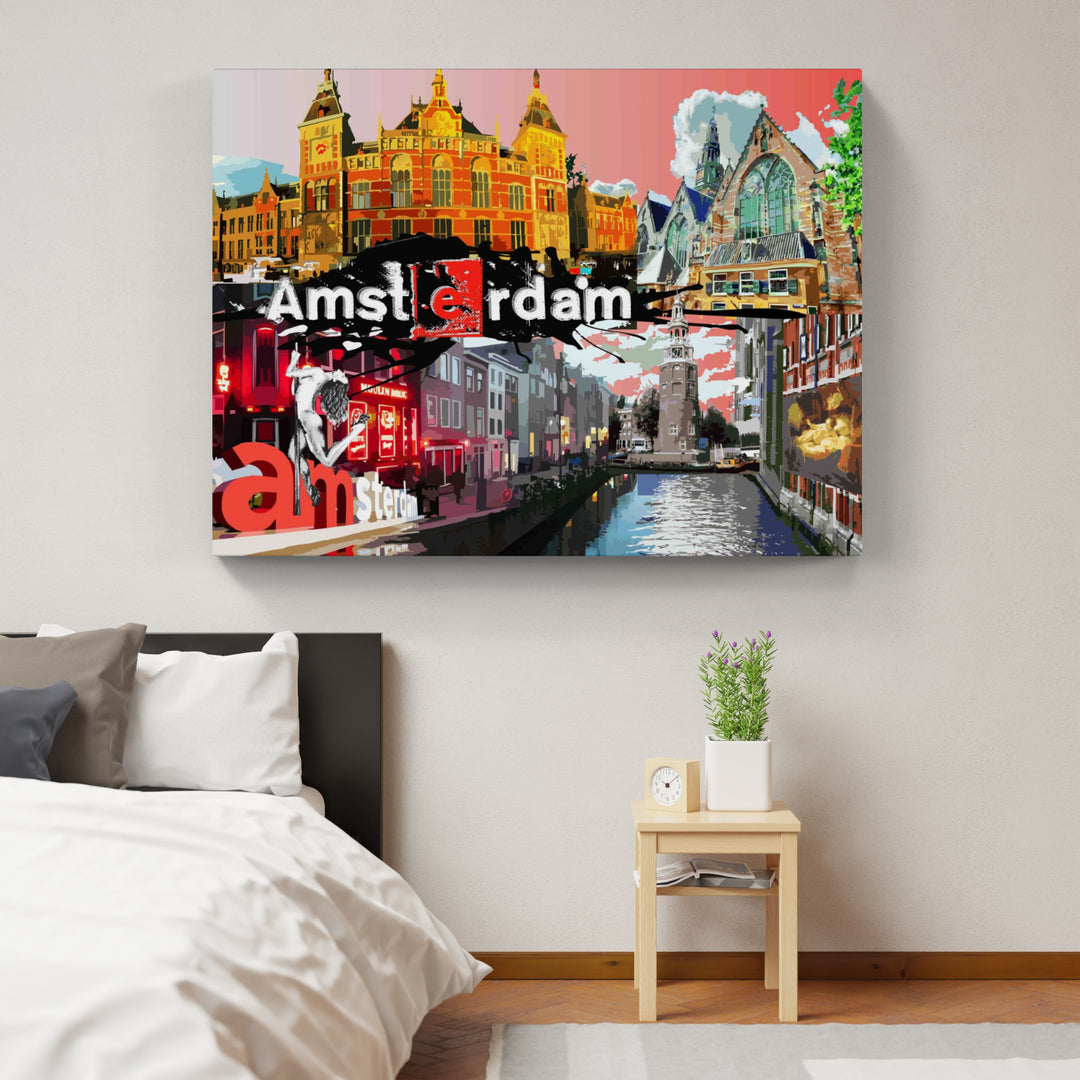 Abstraktes Amsterdam No.1 Collage