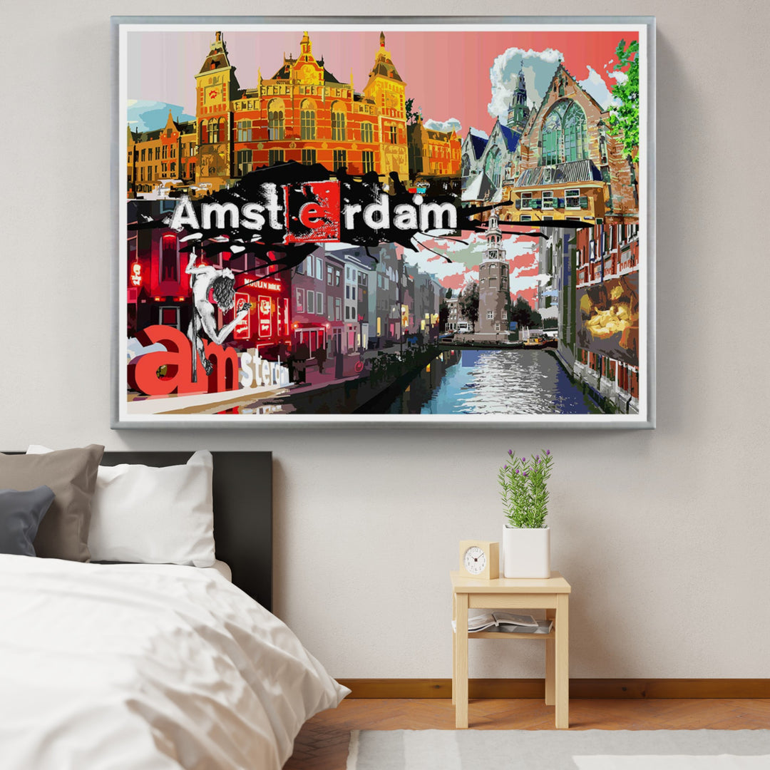 Abstraktes Amsterdam No.1 Collage