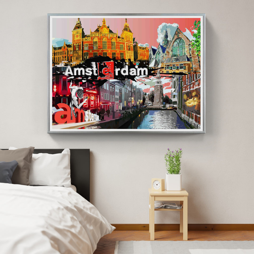 Abstraktes Amsterdam No.1 Collage