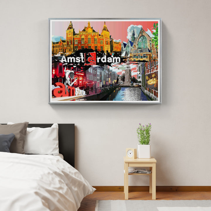 Abstraktes Amsterdam No.1 Collage