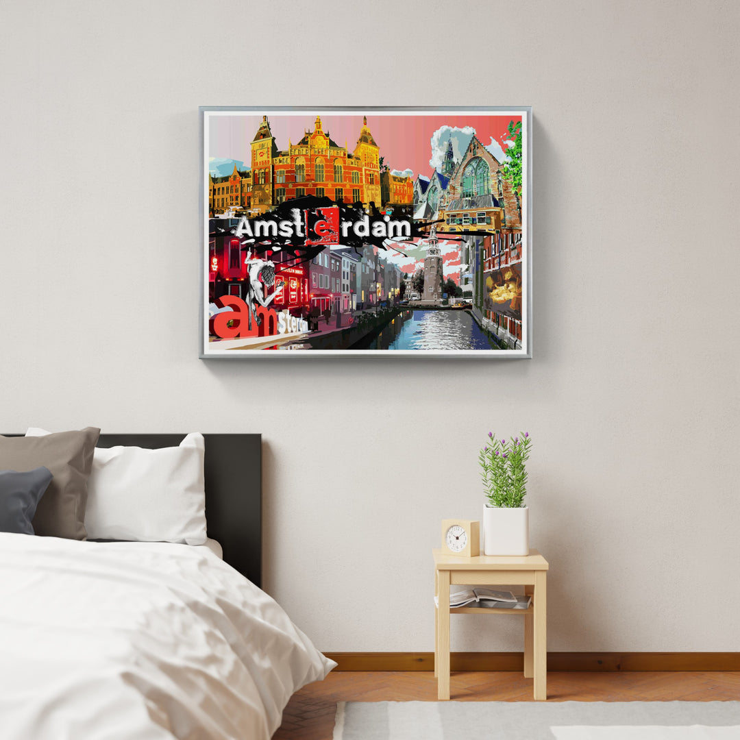 Abstraktes Amsterdam No.1 Collage