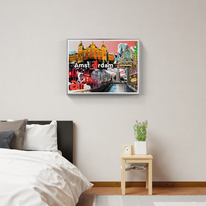 Abstraktes Amsterdam No.1 Collage