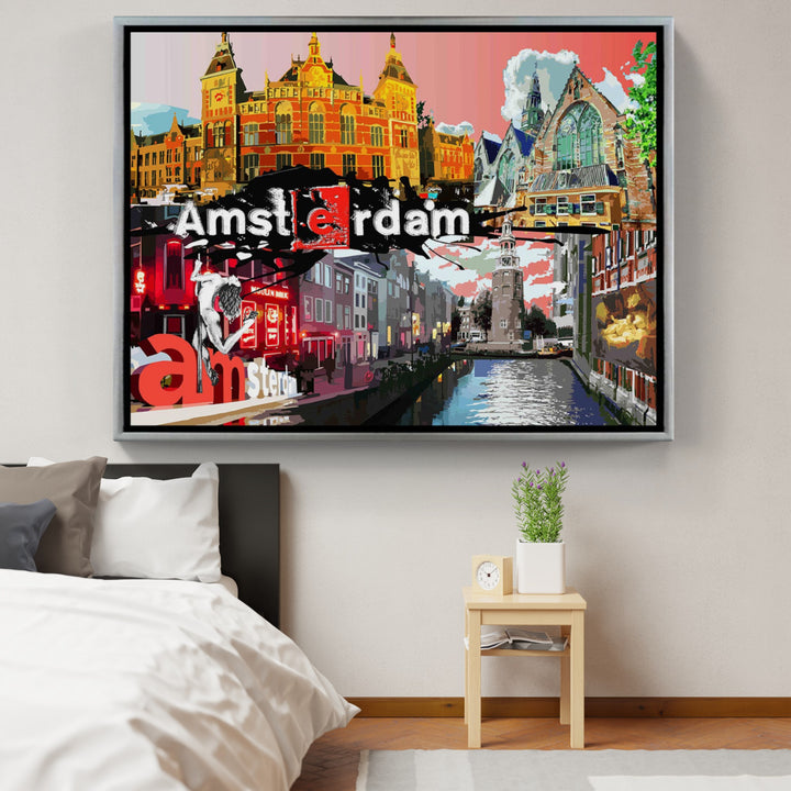 Abstraktes Amsterdam No.1 Collage