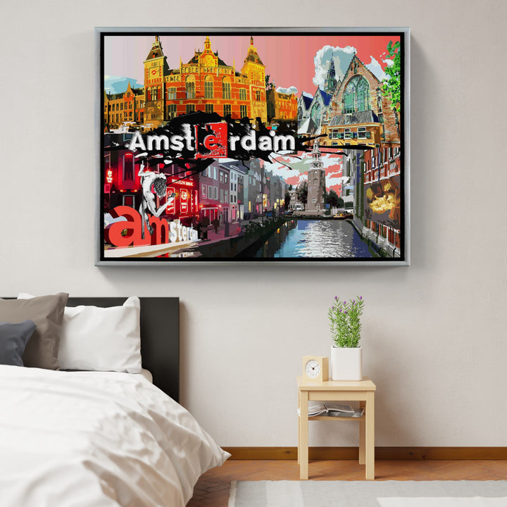 Abstraktes Amsterdam No.1 Collage