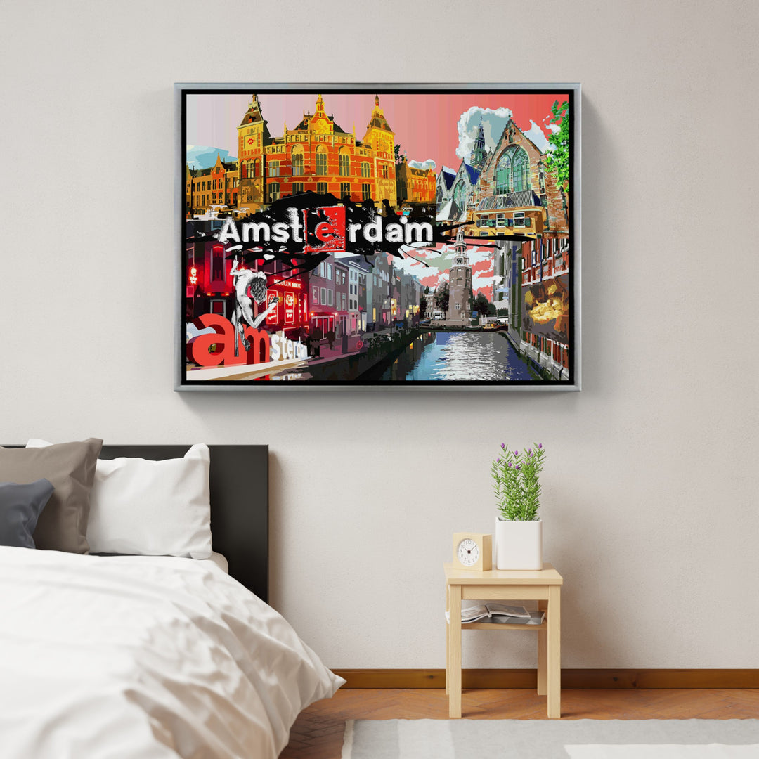 Abstraktes Amsterdam No.1 Collage