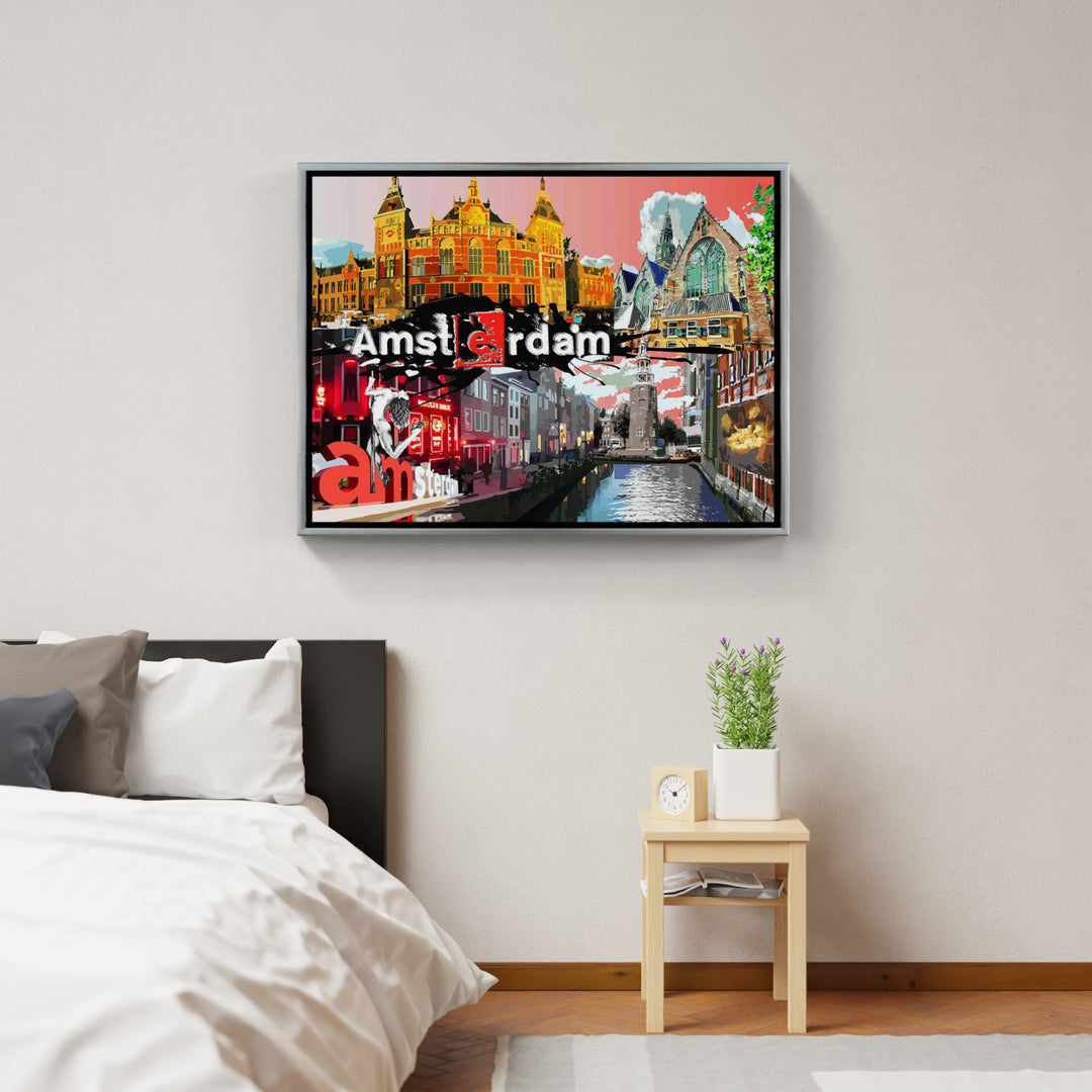 Abstraktes Amsterdam No.1 Collage