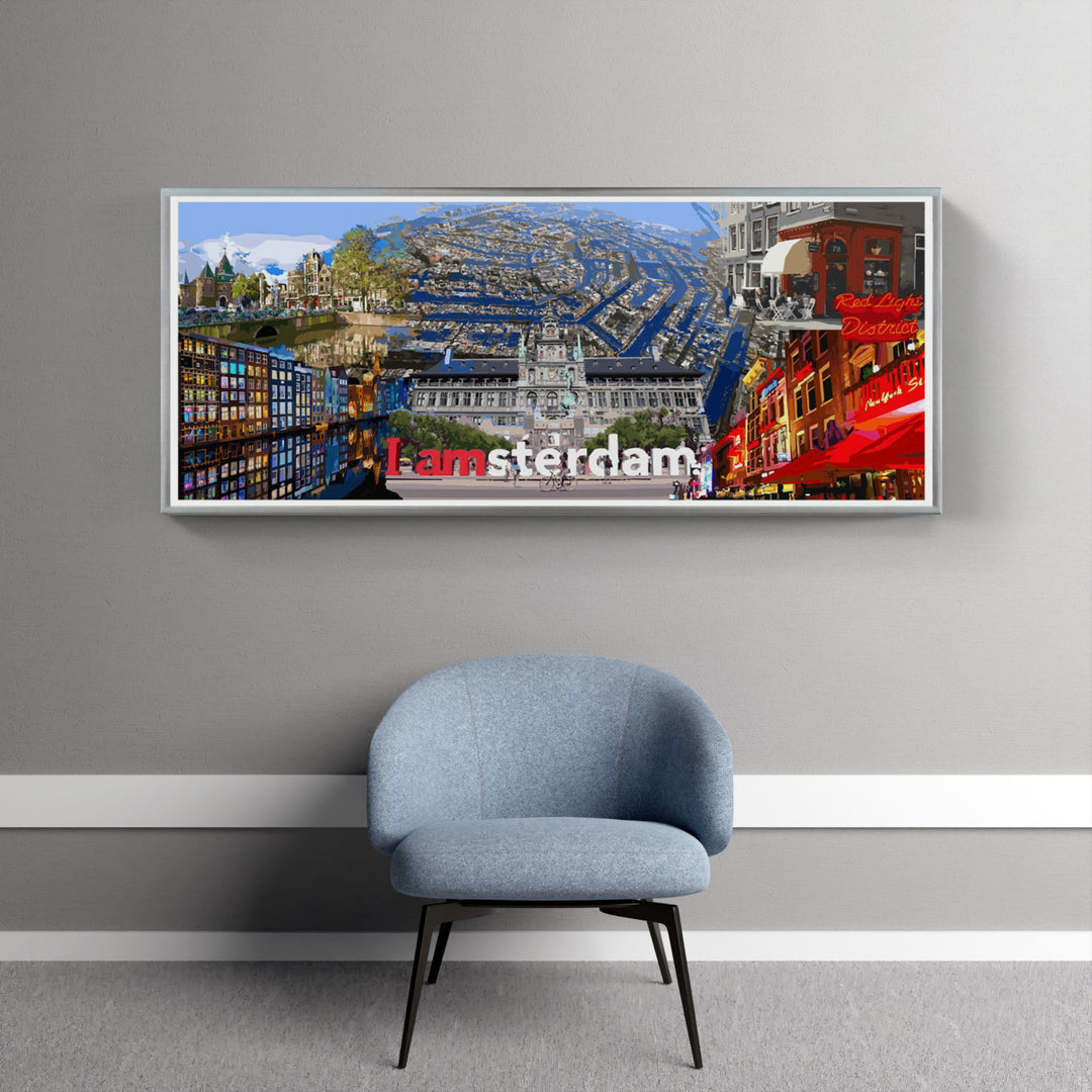 Abstraktes Amsterdam No.2 Collage