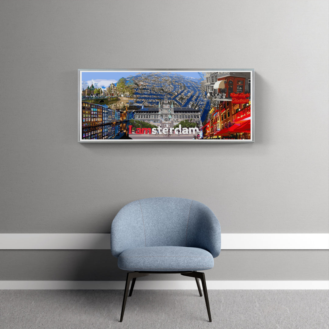 Abstraktes Amsterdam No.2 Collage