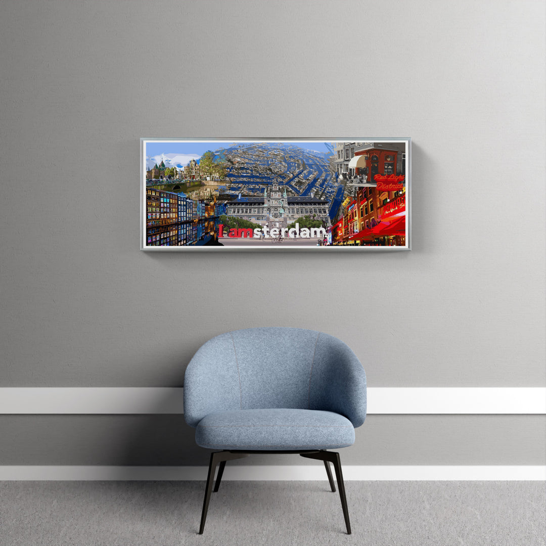 Abstraktes Amsterdam No.2 Collage