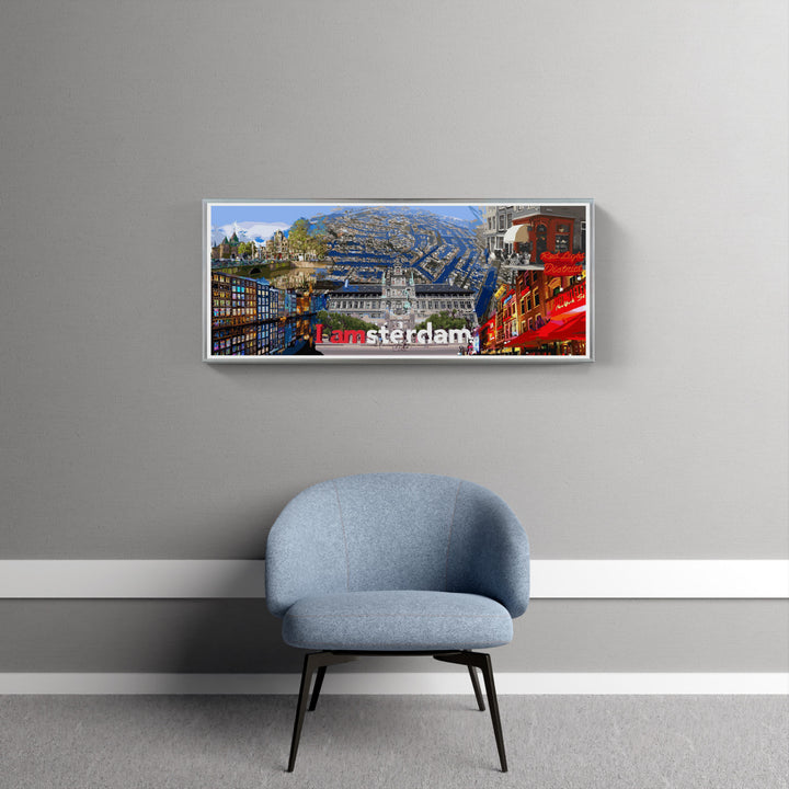 Abstraktes Amsterdam No.2 Collage