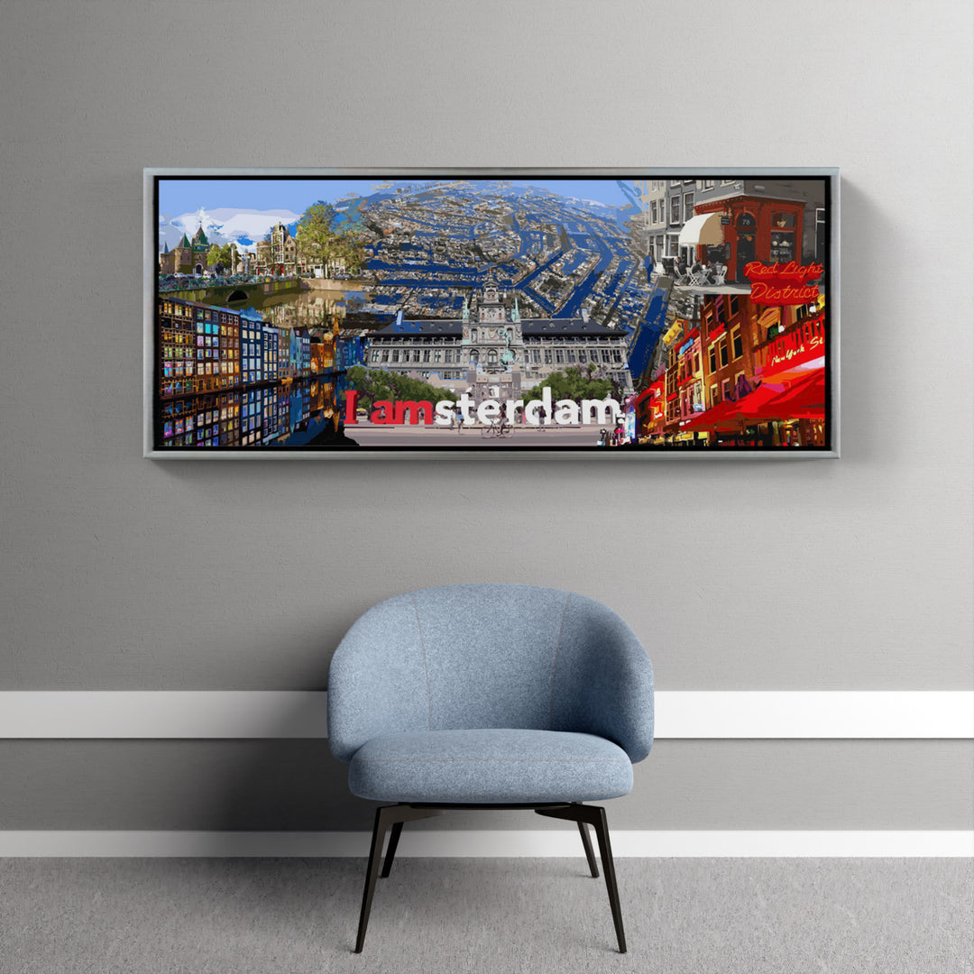 Abstraktes Amsterdam No.2 Collage