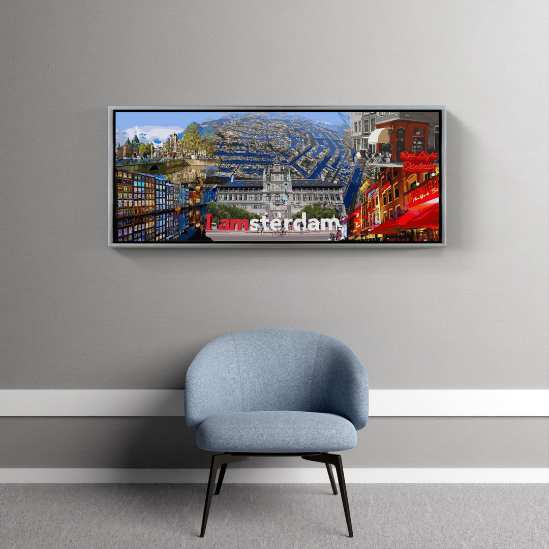 Abstraktes Amsterdam No.2 Collage