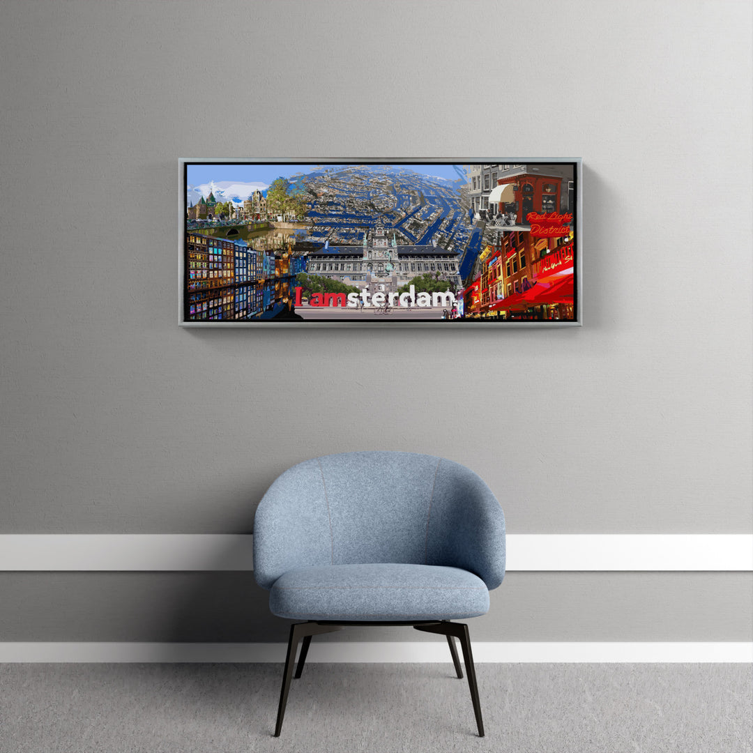 Abstraktes Amsterdam No.2 Collage