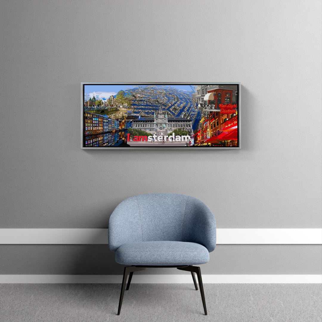 Abstraktes Amsterdam No.2 Collage