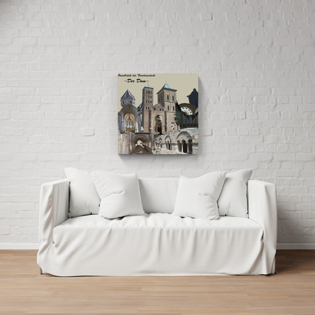 Osnabrück Friedensstadt - Der Dom (OSB-20) I Giclee auf Holzkeilrahmen