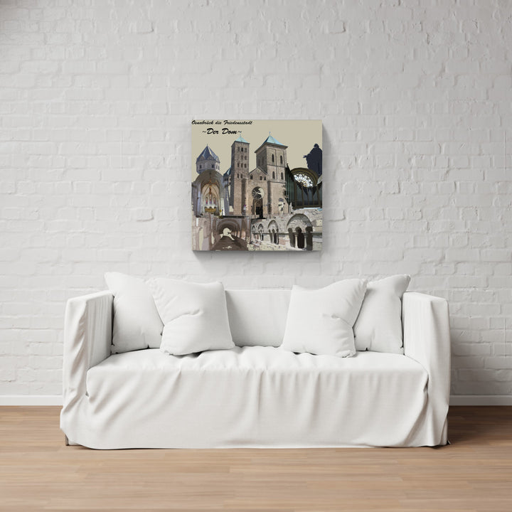Osnabrück Friedensstadt - Der Dom (OSB-20) I Giclee auf Holzkeilrahmen