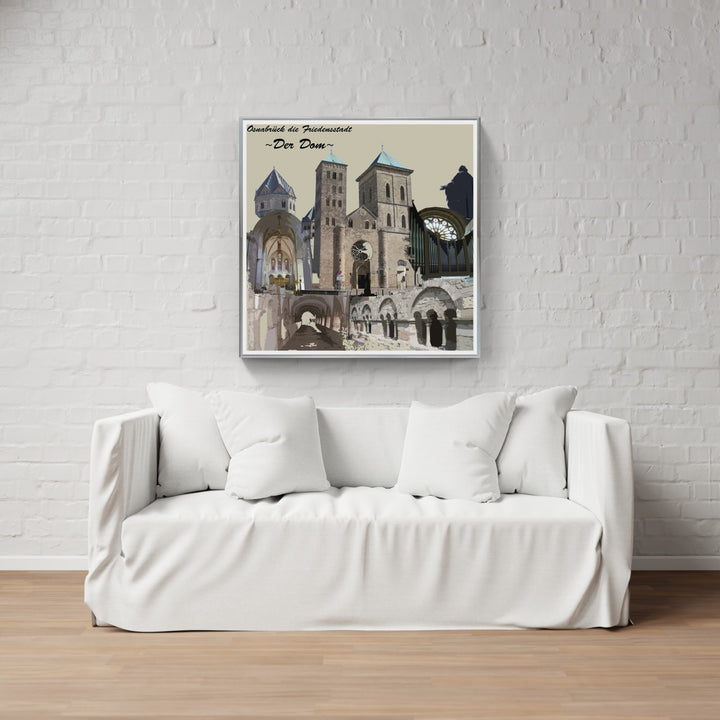 Osnabrück Friedensstadt - Der Dom (OSB-20) I Giclee auf Holzkeilrahmen