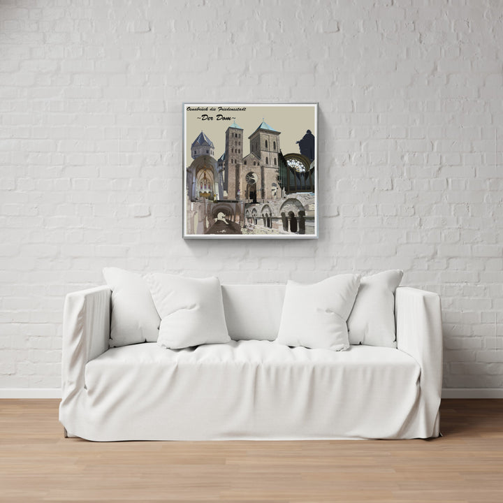 Osnabrück Friedensstadt - Der Dom (OSB-20) I Giclee auf Holzkeilrahmen
