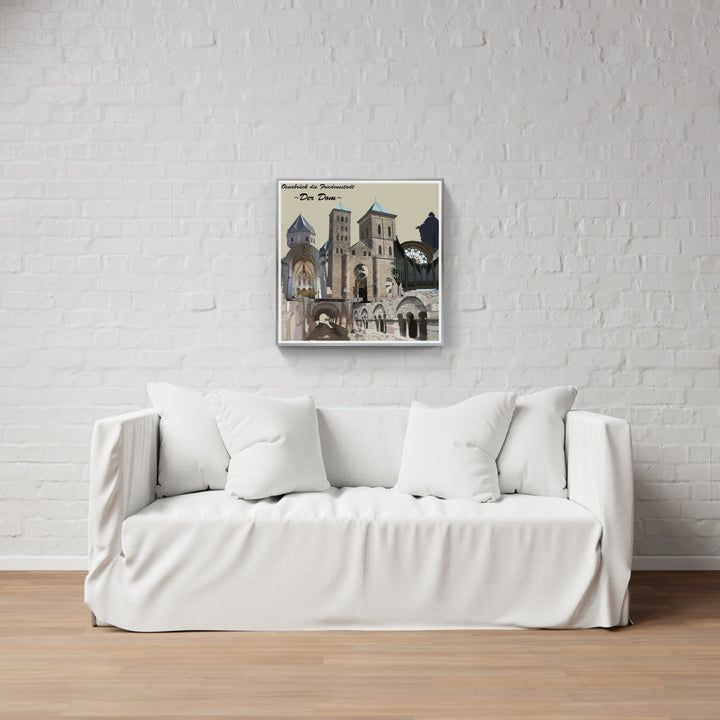 Osnabrück Friedensstadt - Der Dom (OSB-20) I Giclee auf Holzkeilrahmen