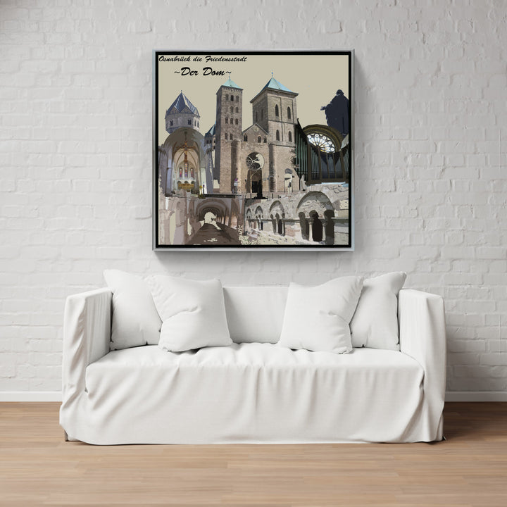 Osnabrück Friedensstadt - Der Dom (OSB-20) I Giclee auf Holzkeilrahmen