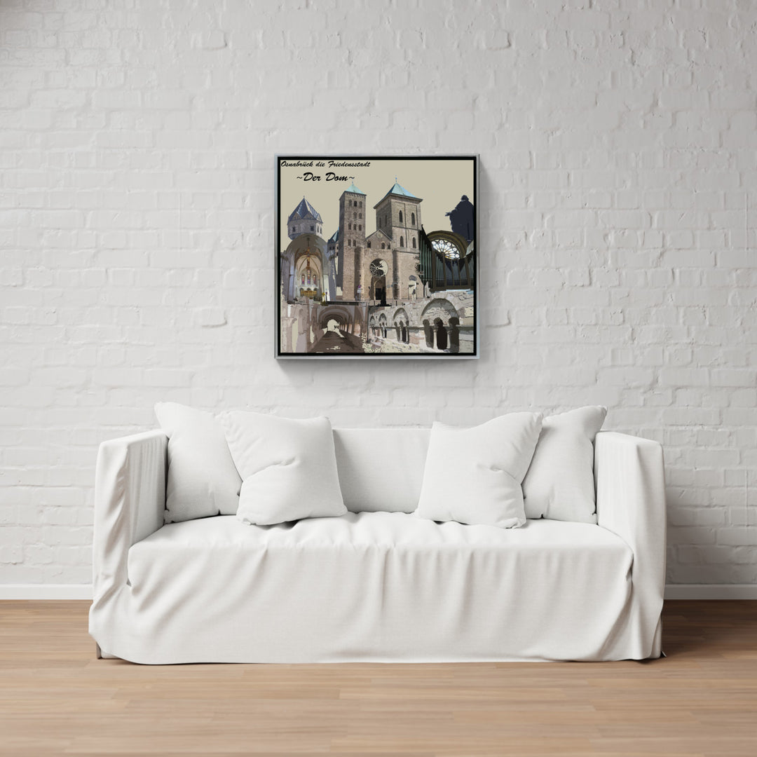 Osnabrück Friedensstadt - Der Dom (OSB-20) I Giclee auf Holzkeilrahmen