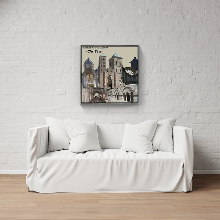 Osnabrück Friedensstadt - Der Dom (OSB-20) I Giclee auf Holzkeilrahmen