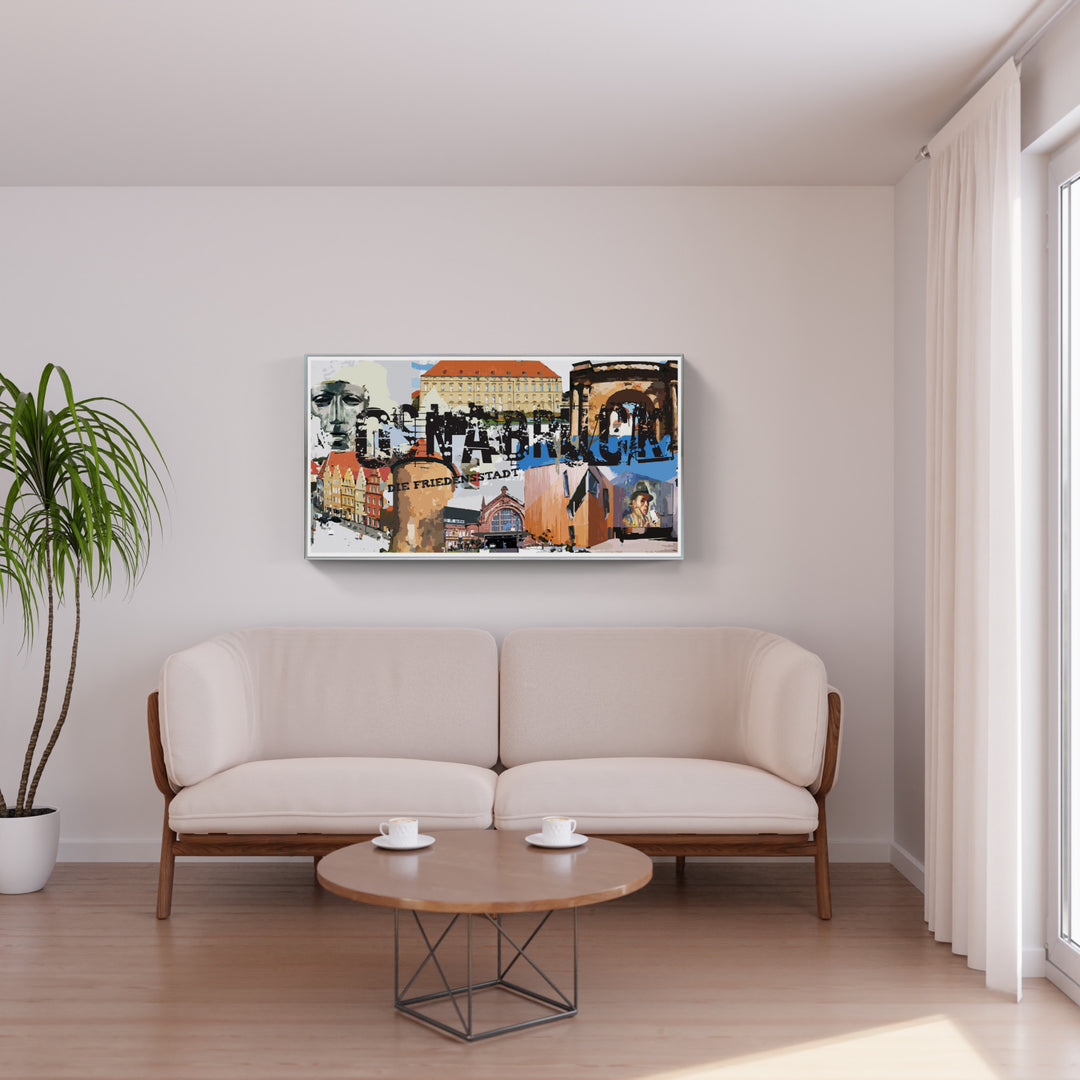 Osnabrück - Die Friedensstadt I Giclee auf Holzkeilrahmen