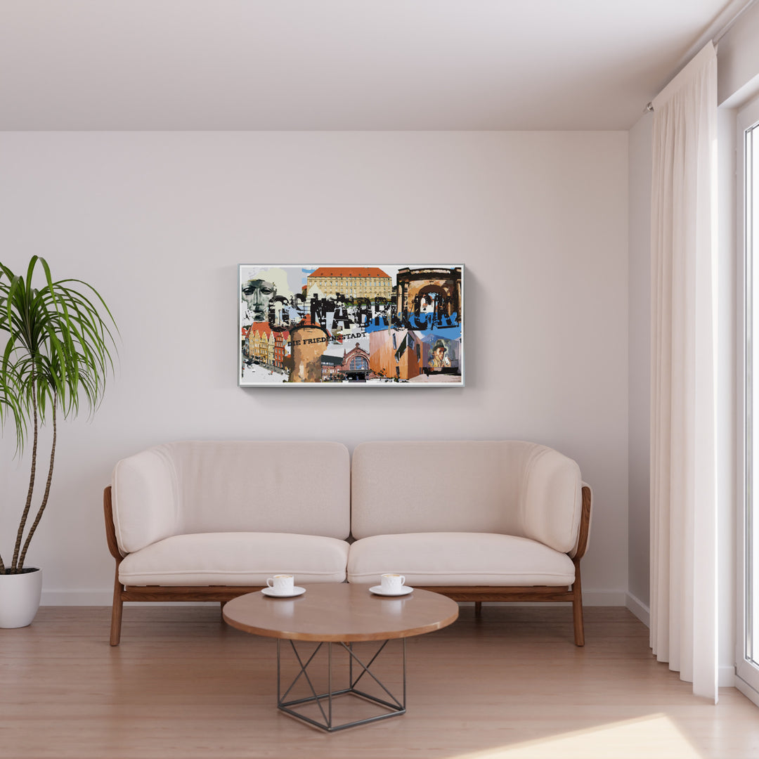 Osnabrück - Die Friedensstadt I Giclee auf Holzkeilrahmen