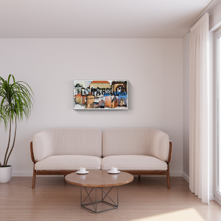 Osnabrück - Die Friedensstadt I Giclee auf Holzkeilrahmen