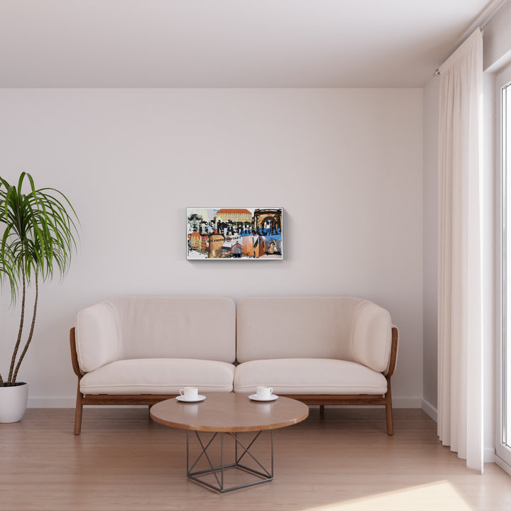 Osnabrück - Die Friedensstadt I Giclee auf Holzkeilrahmen