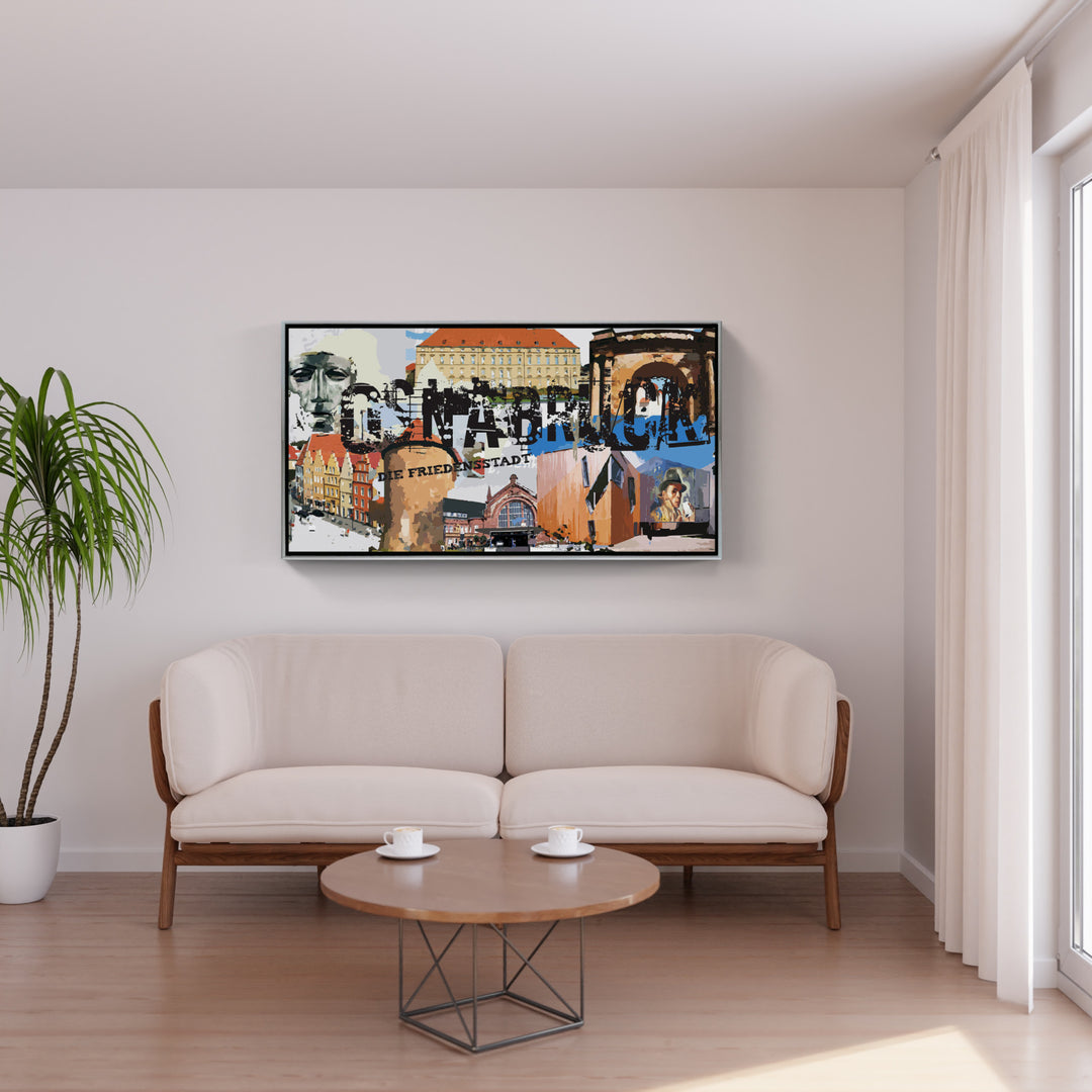 Osnabrück - Die Friedensstadt I Giclee auf Holzkeilrahmen