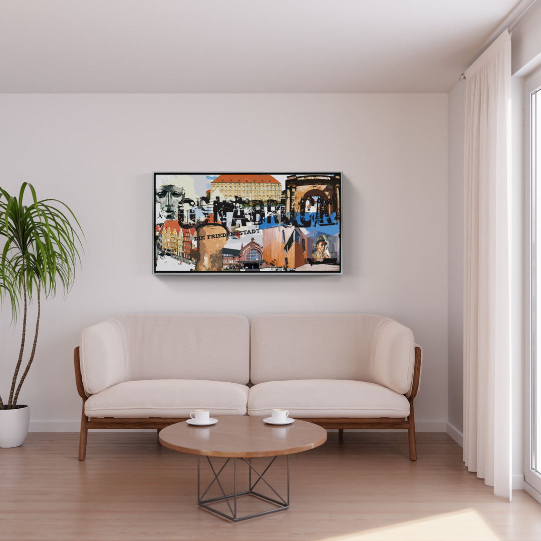 Osnabrück - Die Friedensstadt I Giclee auf Holzkeilrahmen