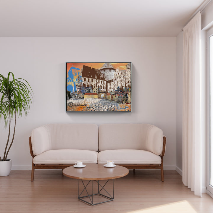 Osnabrück - Die Friedensstadt (OSB-31 ohne Auto) I Giclee auf Holzkeilrahmen