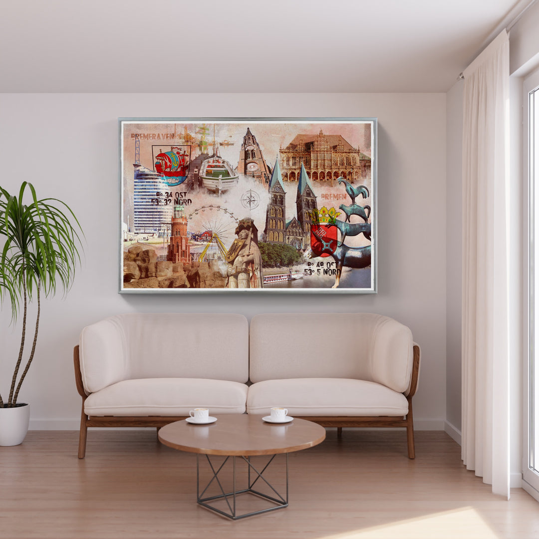 Bremen und Bremerhaven - Die Schwesterstädte Collage