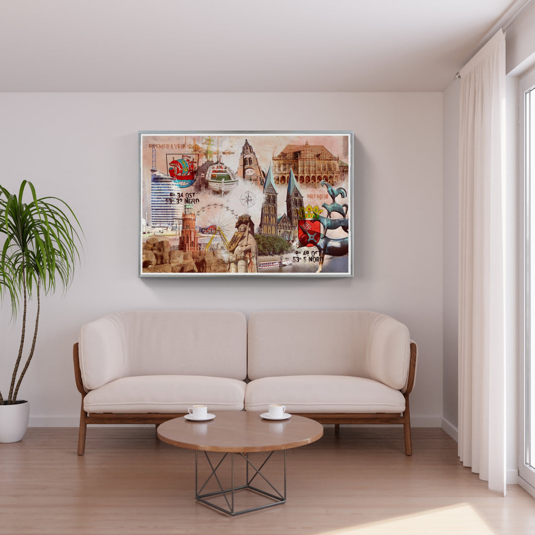 Bremen und Bremerhaven - Die Schwesterstädte Collage