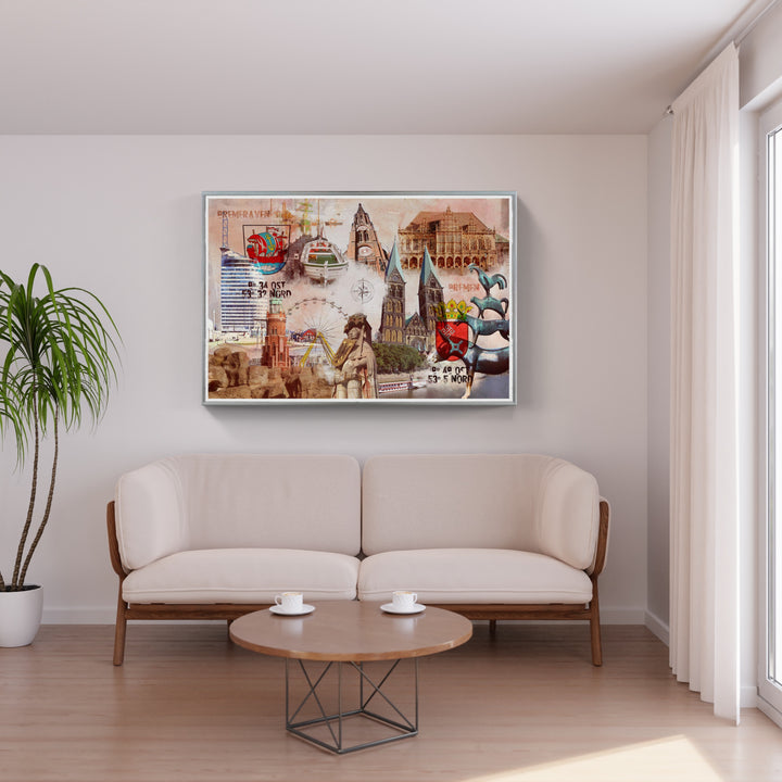 Bremen und Bremerhaven - Die Schwesterstädte Collage