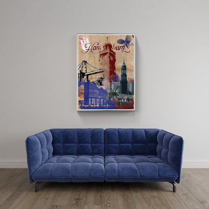 Vintage Hamburg Collage