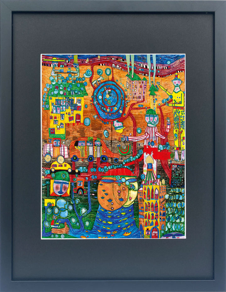 "Das 30 Tage Fax Bild" | Friedensreich Hundertwasser