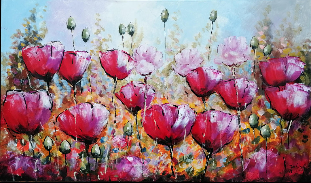 "Mohnblumen-Pink I" | Jochem De Graaf