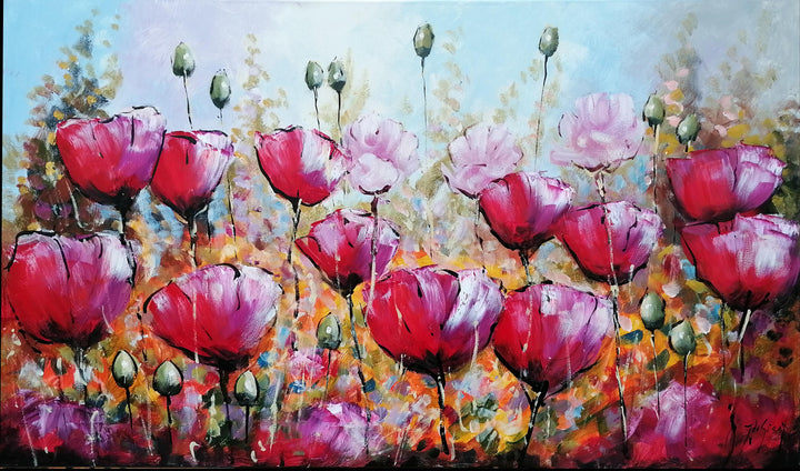 "Mohnblumen-Pink I" | Jochem De Graaf