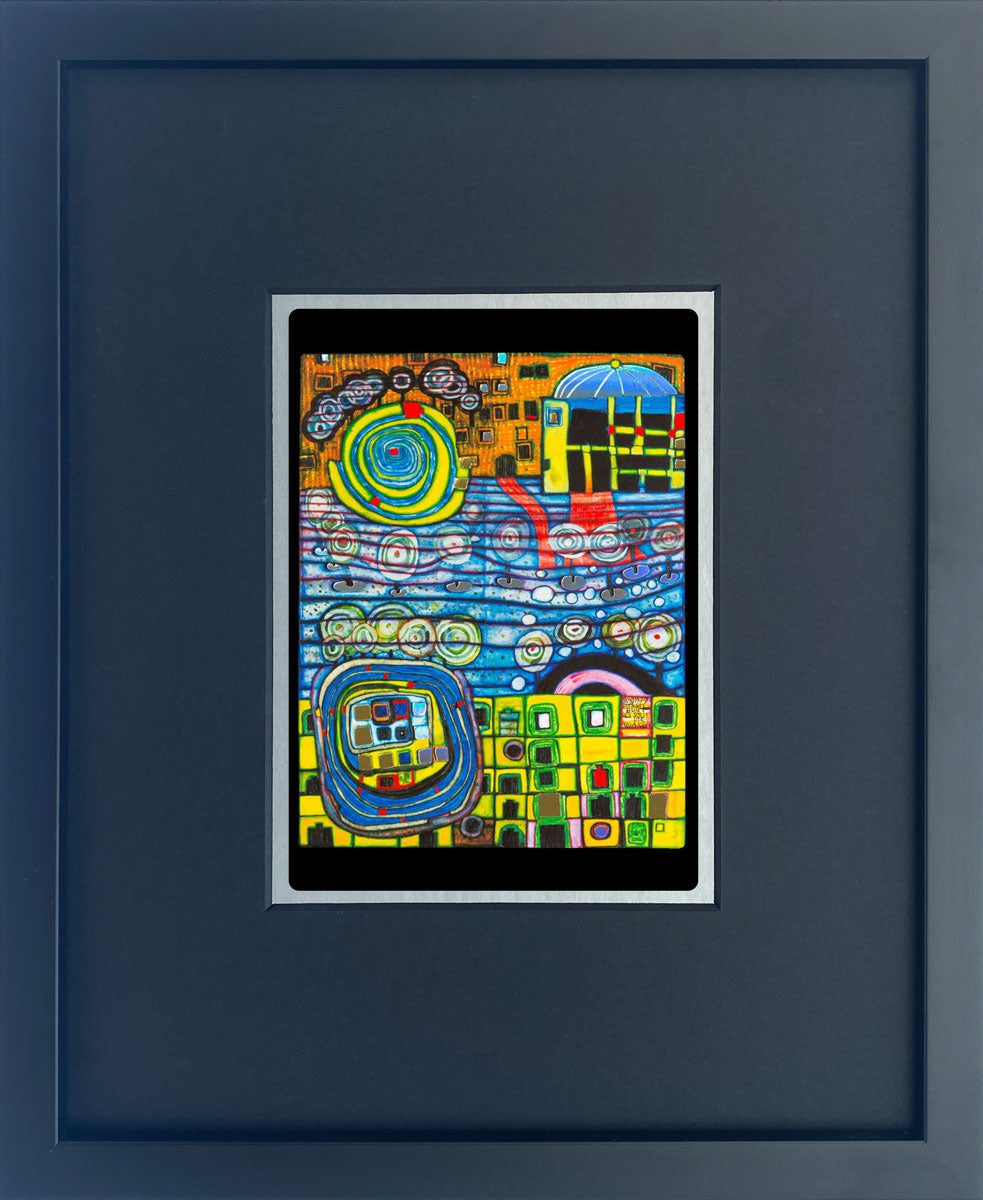 "Die vier Einsamkeiten" | Friedensreich Hundertwasser Miniprint