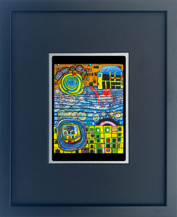 "Die vier Einsamkeiten" | Friedensreich Hundertwasser Miniprint