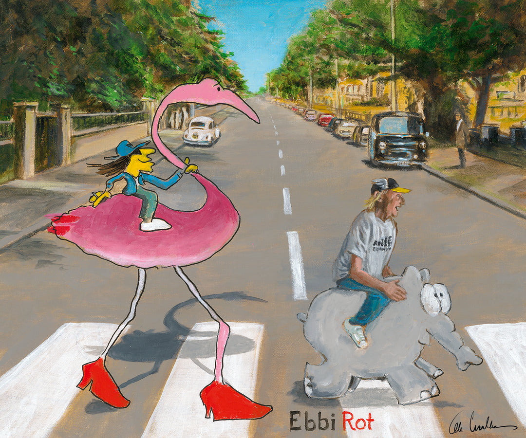 "Ebbi Rot – Flamingo" | Otto Waalkes