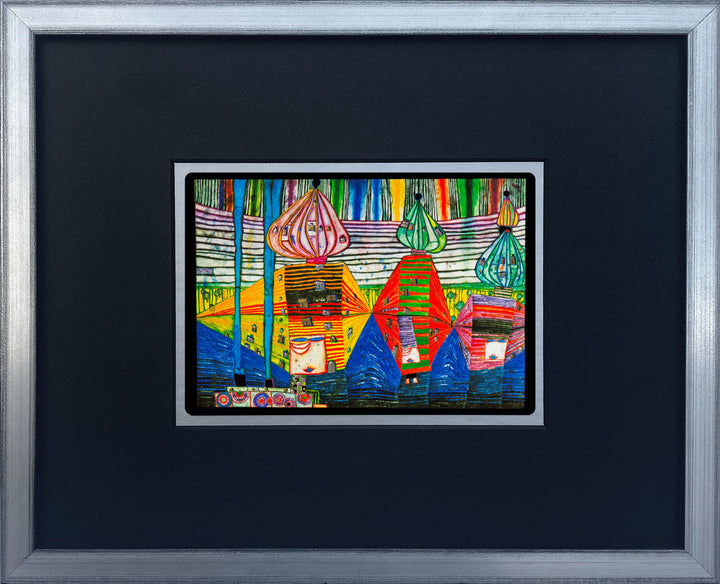"Emersion de la troisieme peau" | Friedensreich Hundertwasser Miniprint