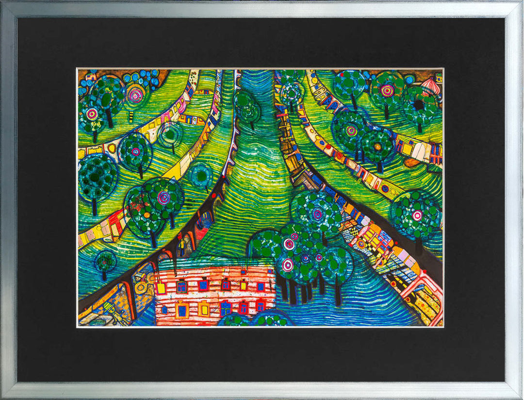 "Grüne Stadt" | Friedensreich Hundertwasser