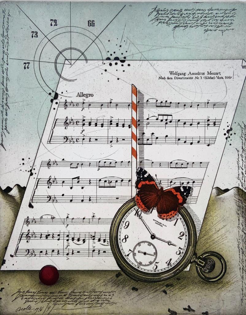 "Wolfgang Amadeus Mozart / Nach dem Divertimento Nr.3" | Udo Nolte