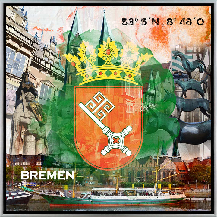 Koordinate Bremen Collage