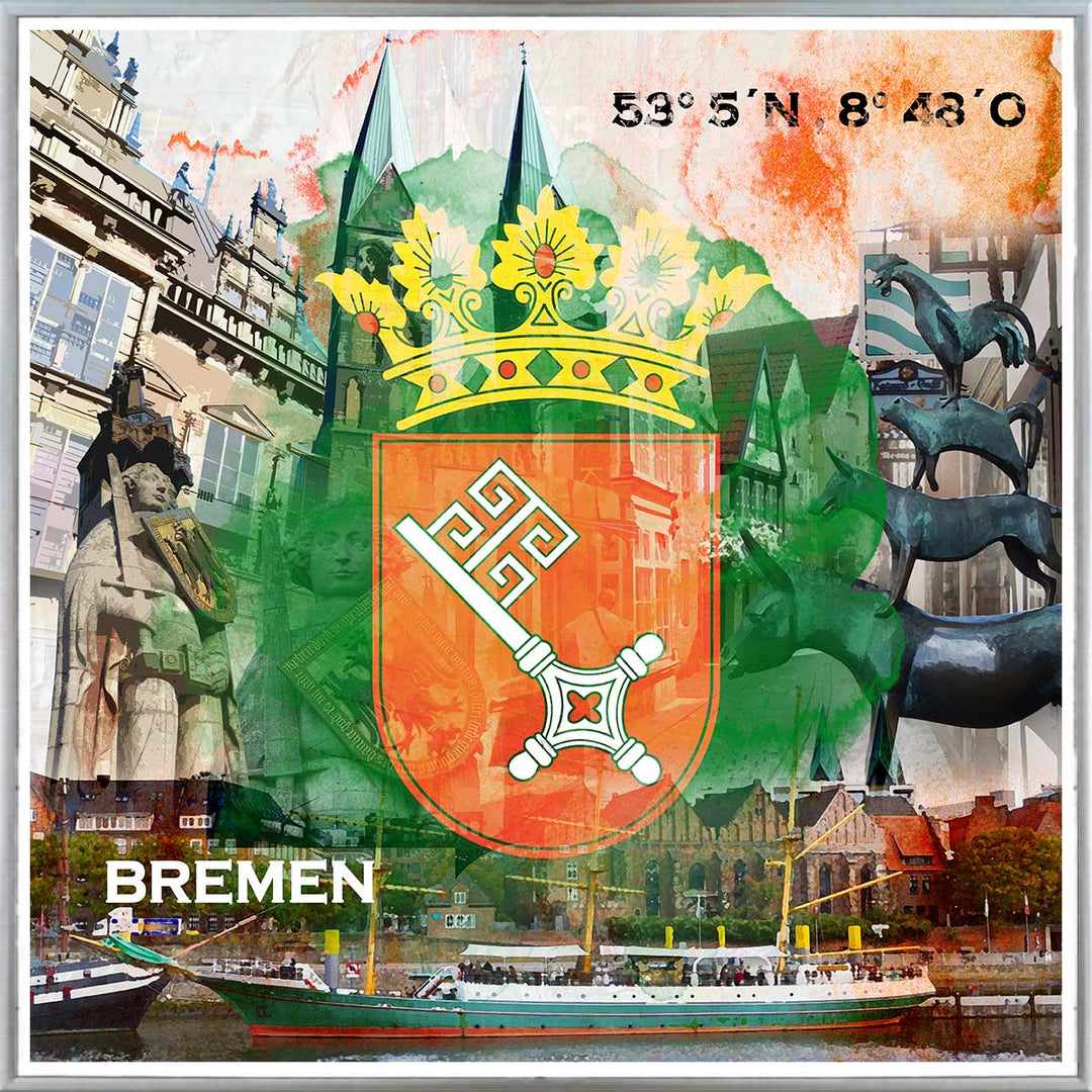 Koordinate Bremen Collage